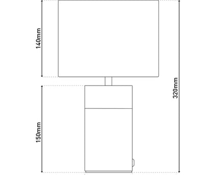 Tafellamp "bordo" 32 cm hoog gemaakt van metaal en velours in goud en bruin, met E14 -versie, lamp voor eetkamer, woonkamer, gang of kantoor