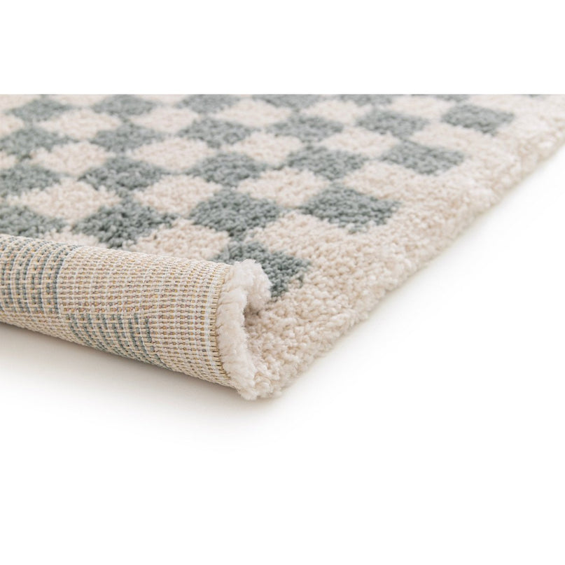 Tapis à poil haut doux en comfortabele CHECKERS