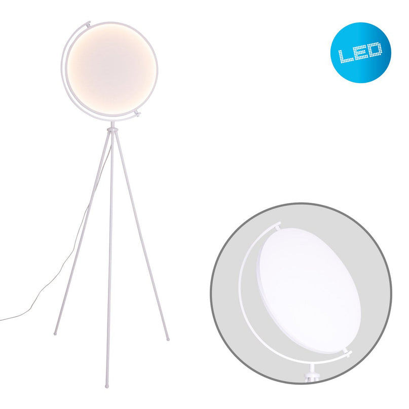 Textiel vloerlamp "Munega" h: 156cm