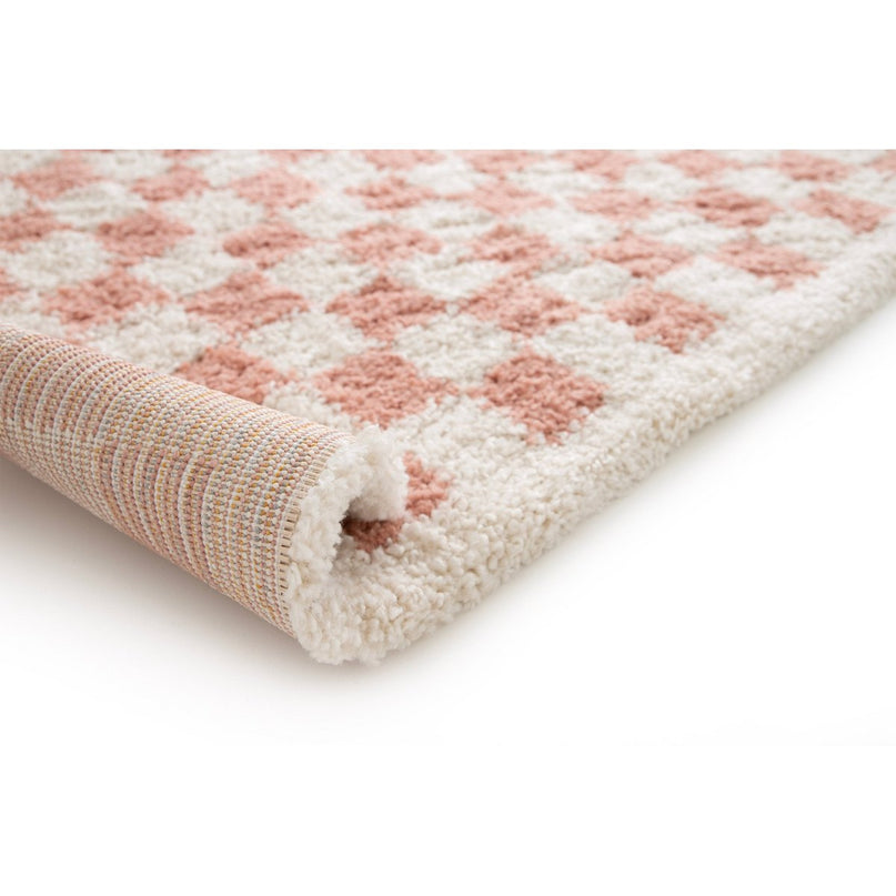 Tapis à poil haut doux en comfortabele CHECKERS
