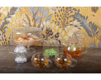 1L theepot met houten dekking