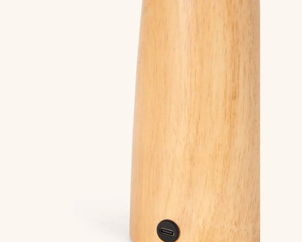 Lennart Houten Tafellamp – Oplaadbare, dimbare en draadloze verlichting