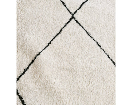 Berber vloerkleed Beni Ouarain zuivere wol 163 x 271 cm