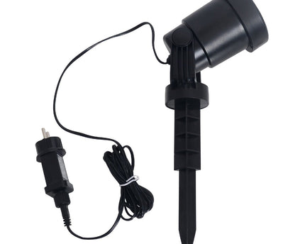 Laser buiten spion met projector, spies gemaakt van plastic, kleurrijk, met geïntegreerde LED, spotlight voor buiten