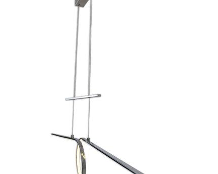 Led in ruil daarvoor hanglamp "looplijn" 130 cm lang, met geïntegreerde LED, gemaakt van metaal en plastic