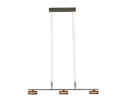 LED-drievoudige hanglamp "Triberg"