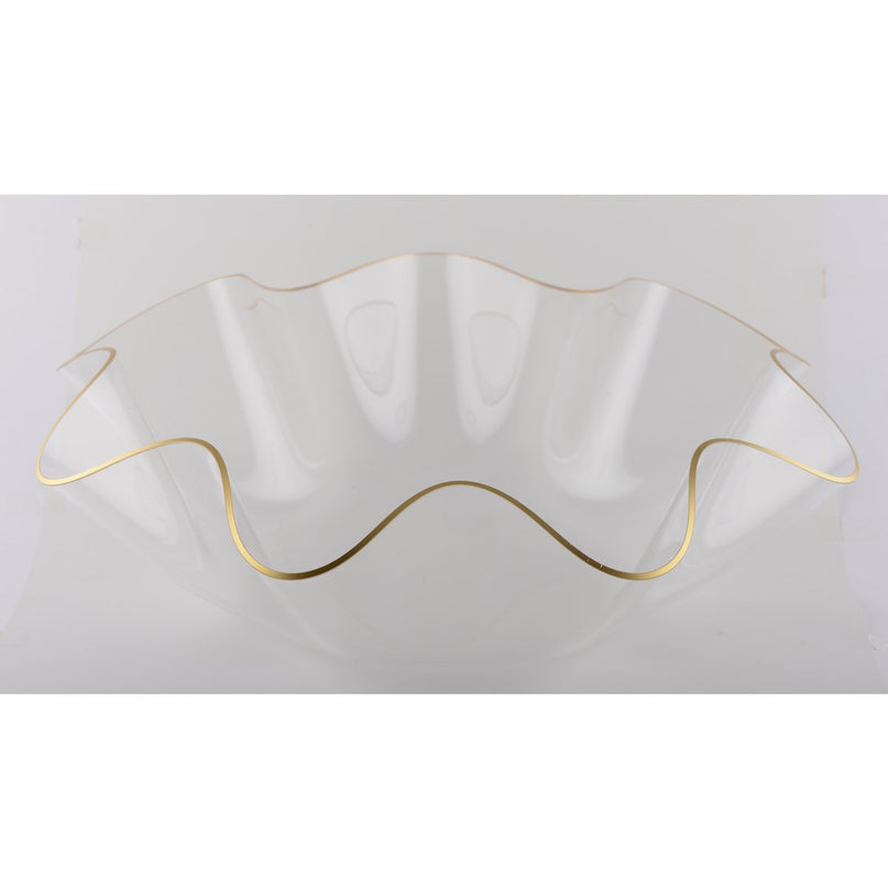 Acryl fruit gesneden 40 cm gouden rand