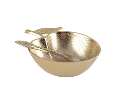 Apple Golden Cup met kleine lepel 18x13.5x5cm