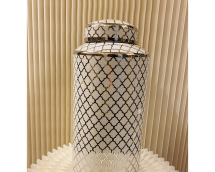 Keramische pot White Gold (Big Size: H*35 W*15)