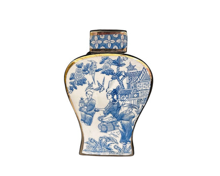 Nieuwe Chinese stijl, oosterse Parijse Delfts blauwe porselein vazen/hoge stijl