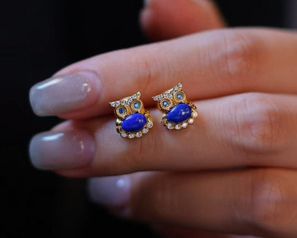 Lapis Lazuli Uil oorstekers