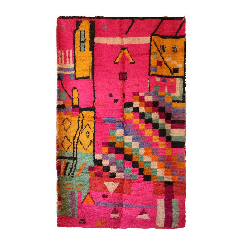 Zuiver wollen Marokkaans Berber-tapijt 174 x 275 cm