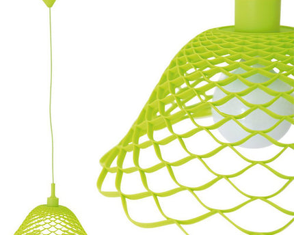 Siliconen hanglamp "cera" in groen