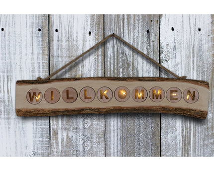 LED-decoratielamp "Welkom"