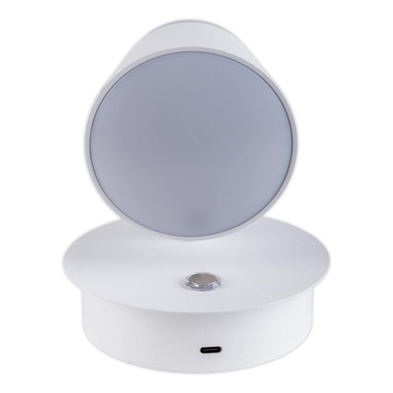 Snaveleloos wandlicht ", ongeveer 12 x 14,5 cm, gemaakt van wit metaal, voor binnen