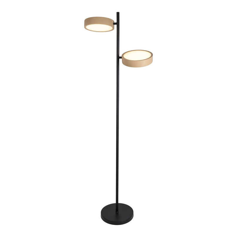 LED -vloerlamp "Tessa" amandel
