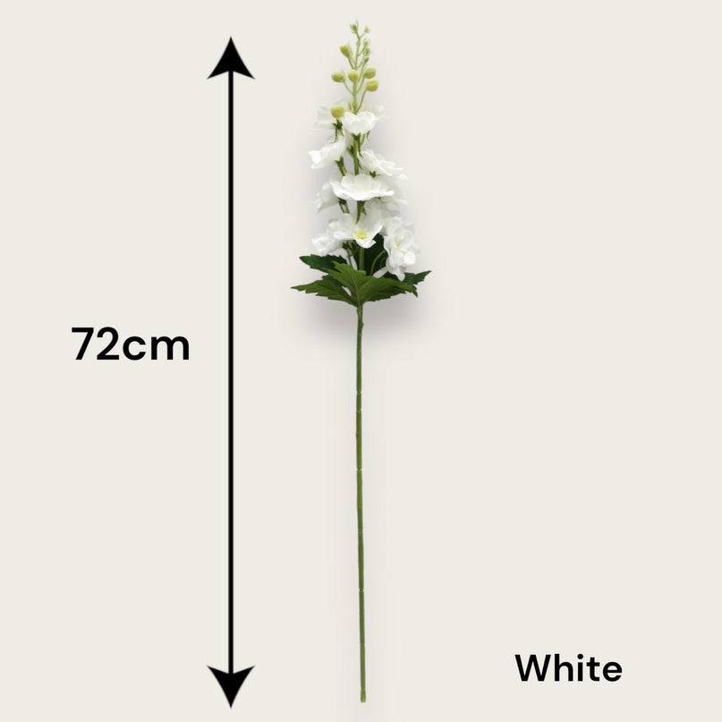 Ridderspoor | Zijden kunstbloem | Lengte 72cm  1pcs