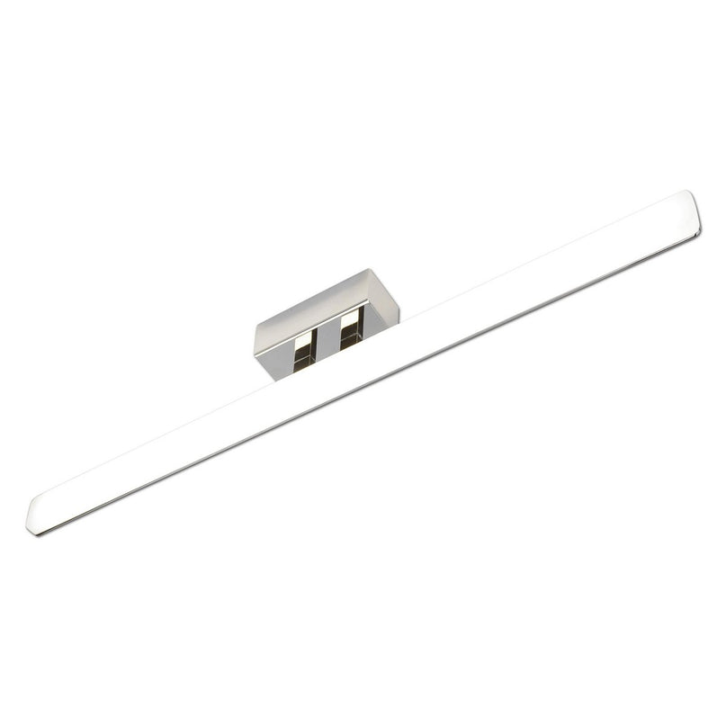 LED -spiegellicht "Vareta" metaal en plastic in chroom met stevig geïnstalleerde LED's