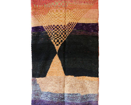 Zuiver wollen Marokkaans Berber-tapijt 165 x 260 cm