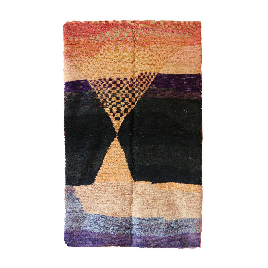 Zuiver wollen Marokkaans Berber-tapijt 165 x 260 cm