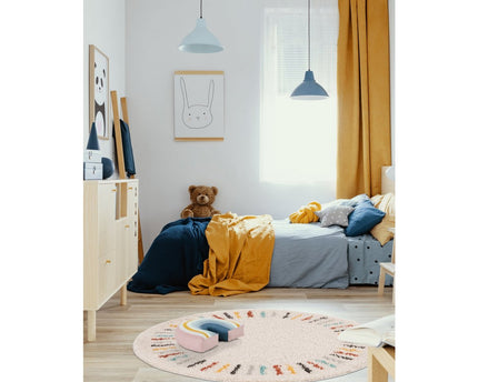 ARPEGE zacht rond kindervloerkleed