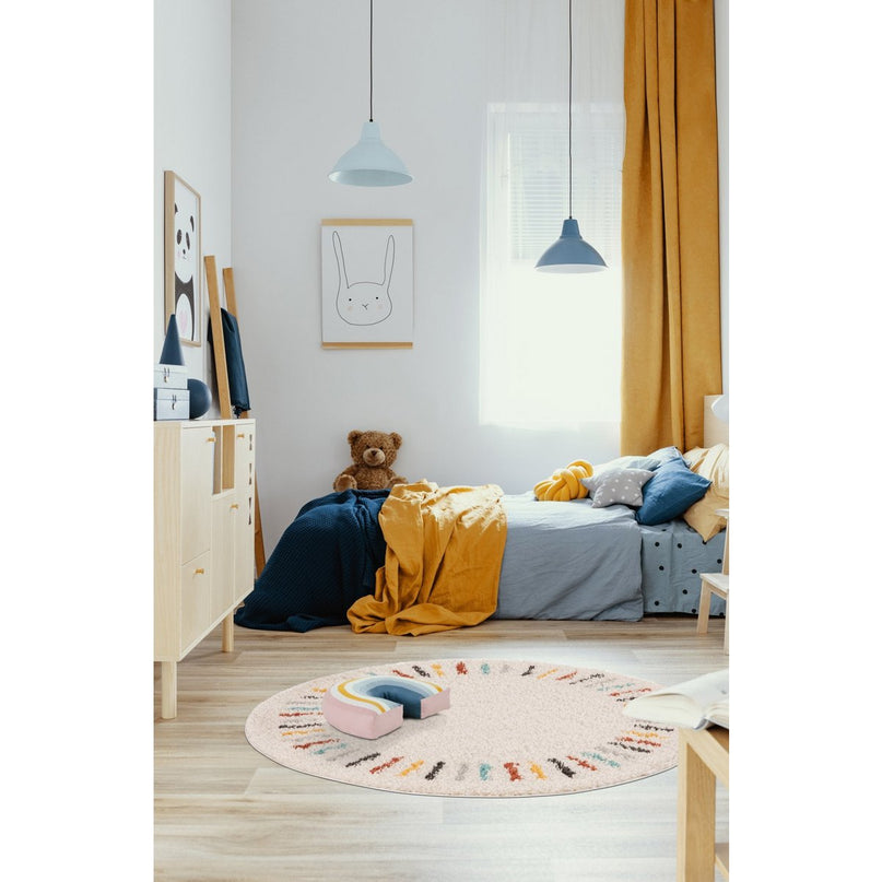 ARPEGE zacht rond kindervloerkleed