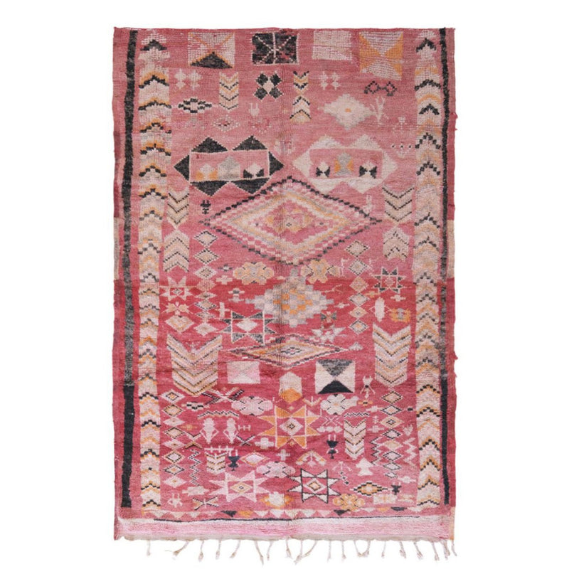 Marokkaans Berber-tapijt van vintage wol 183 x 286 cm