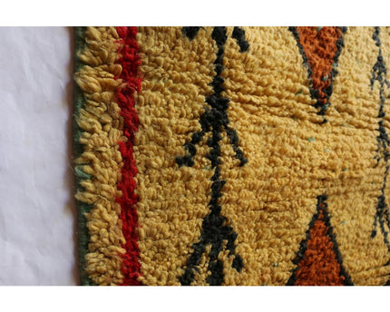 Zuiver wollen Marokkaans Berber halkleed 73 x 343 cm
