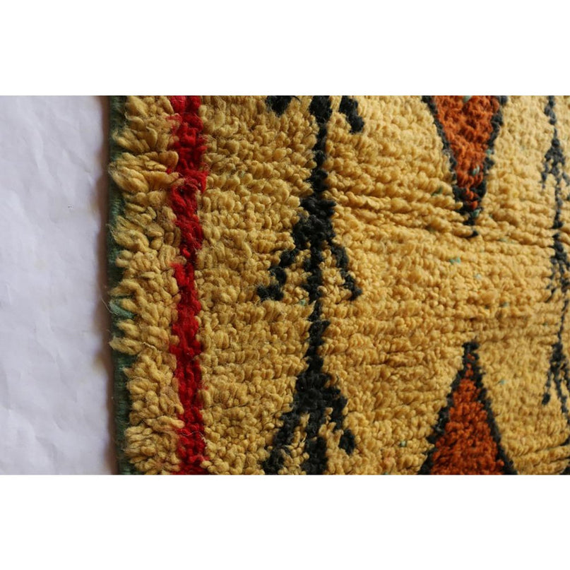 Zuiver wollen Marokkaans Berber halkleed 73 x 343 cm