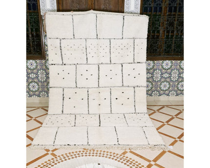 Authentiek Berber vloerkleed van Khouribga-wol 200 x 300 cm