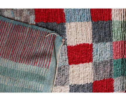 Zuiver wollen Marokkaans Berber halkleed 76 x 408 cm