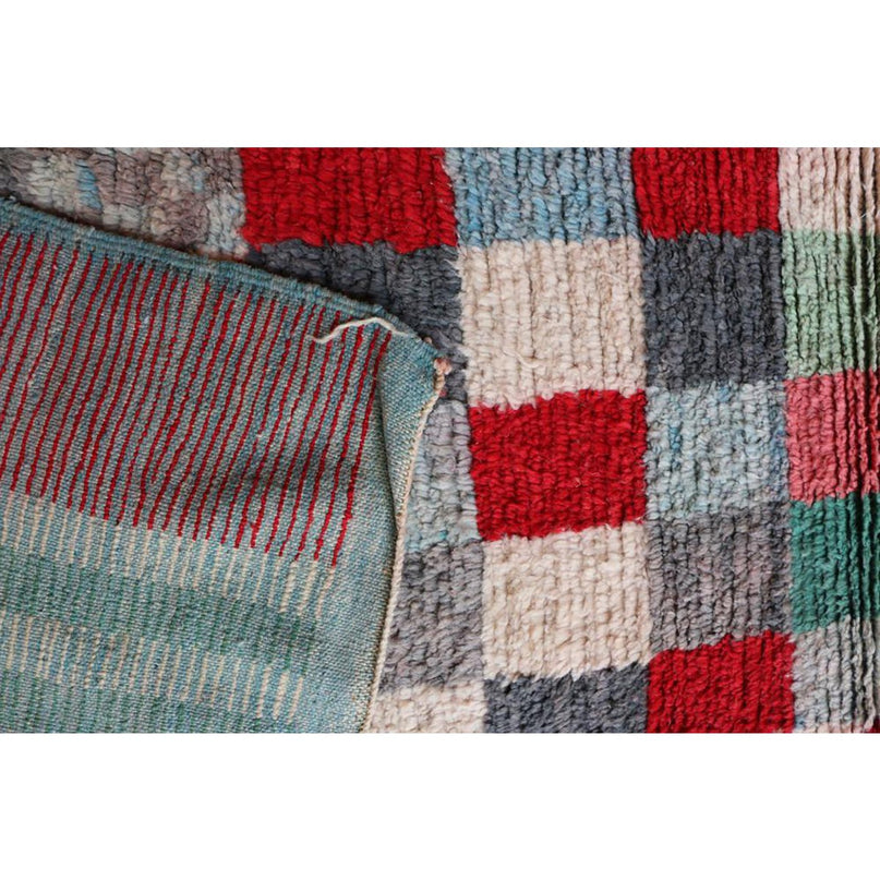 Zuiver wollen Marokkaans Berber halkleed 76 x 408 cm
