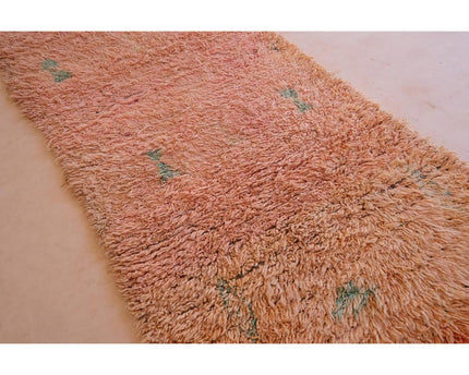 Zuiver wollen Marokkaans Berber-tapijt 104 x 310 cm