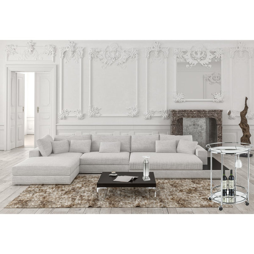 ROND ROESTVRIJ STAAL / SPIEGELSCHAAL D.57CM