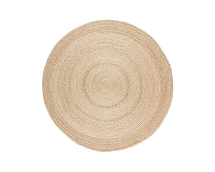 Rond vloerkleed NATURA van naturel jute