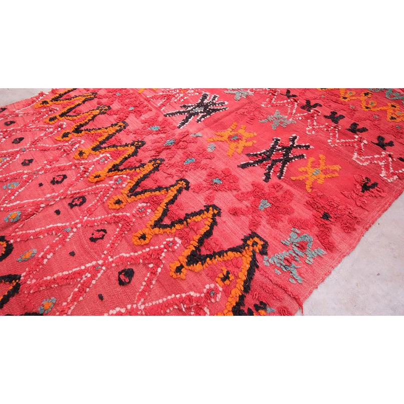 Zuiver wollen Marokkaans Kelim Berber tapijt 177 x 232 cm