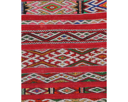 Marokkaans Berberkleed van wol en katoen 93 x 214 cm