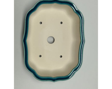 Premium geglazuurde bonsaipot van 24 cm
