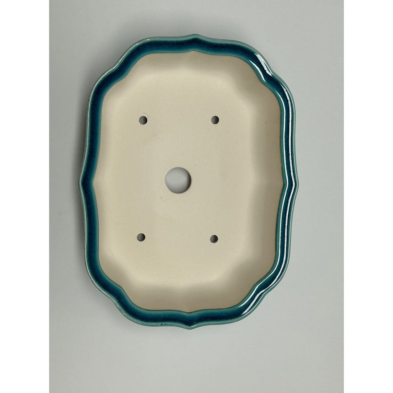 Premium geglazuurde bonsaipot van 24 cm