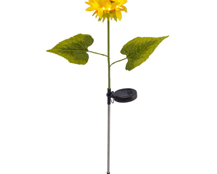 Set van 2 solar spikes "Sunflowers" h: 78.5cm