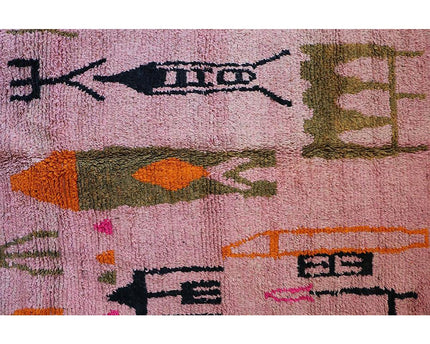 Zuiver wollen Marokkaans Berber-tapijt 199 x 290 cm