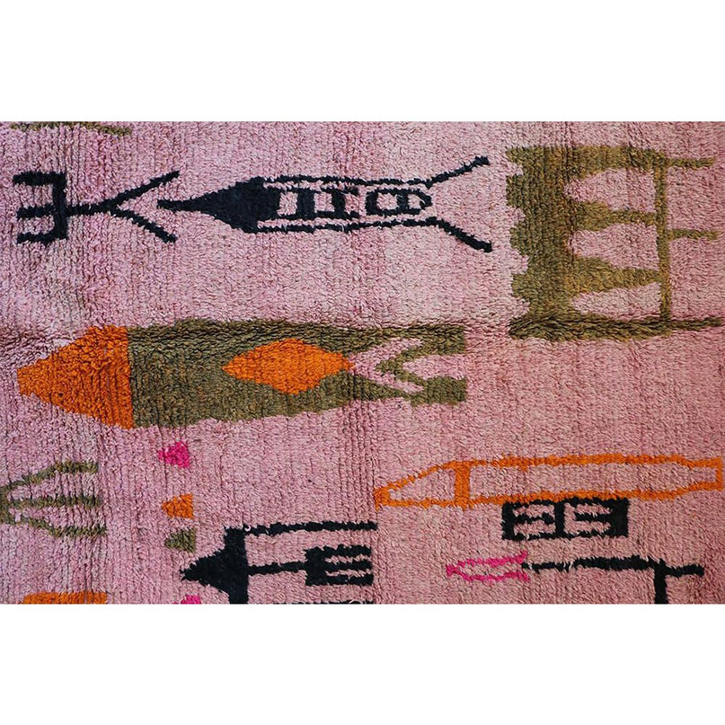 Zuiver wollen Marokkaans Berber-tapijt 199 x 290 cm