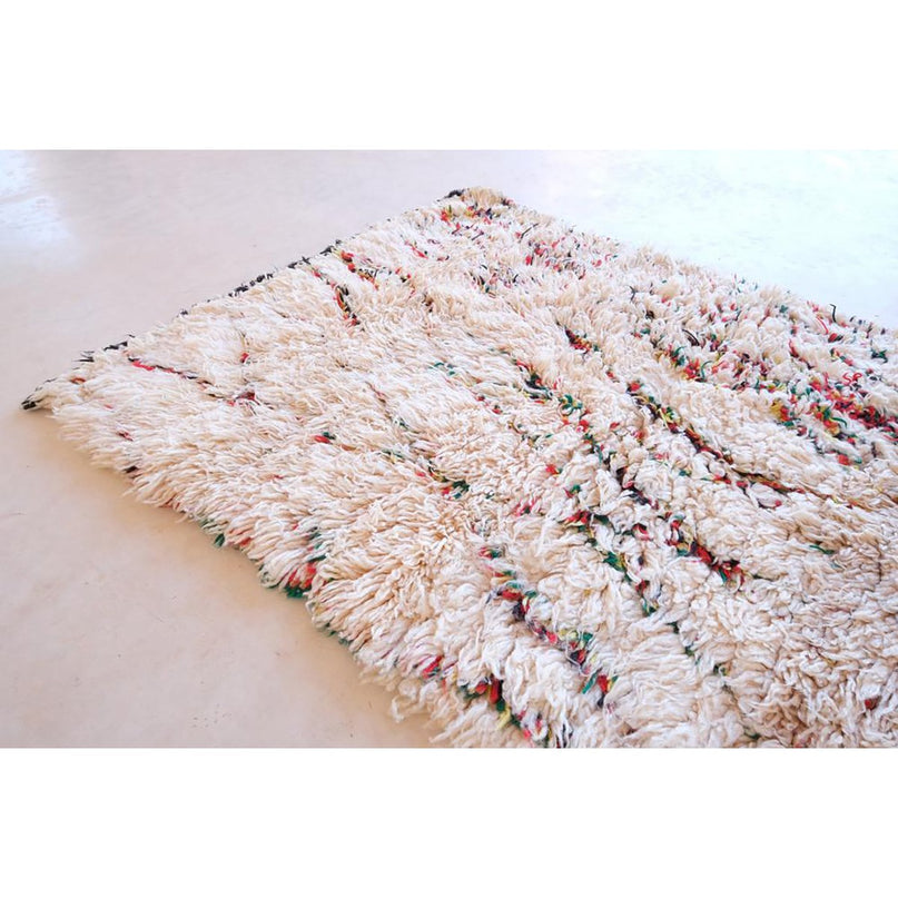 Zuiver wollen Marokkaans Berber-tapijt 95 x 205 cm