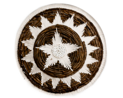 Wanddecoratie | Wandmand | Decoratieve schaal GUMA van bananenvezel (2 maten)