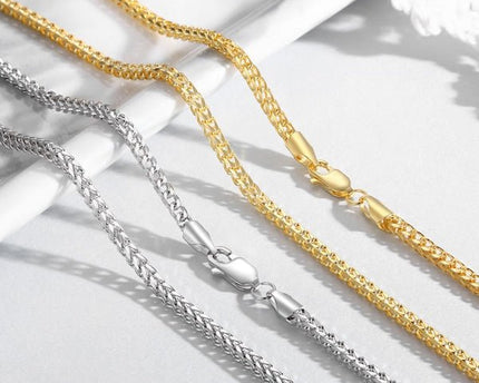 Unisex vossenstaartketting - 2,5 mm breed