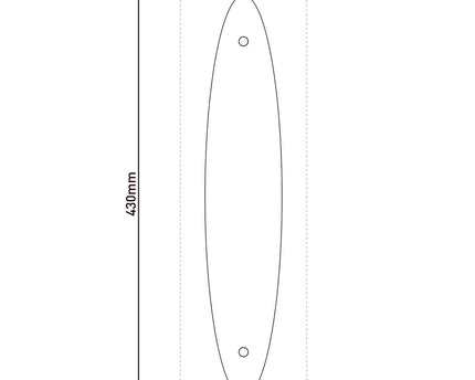 LED tafellamp "Surf" h:43cm