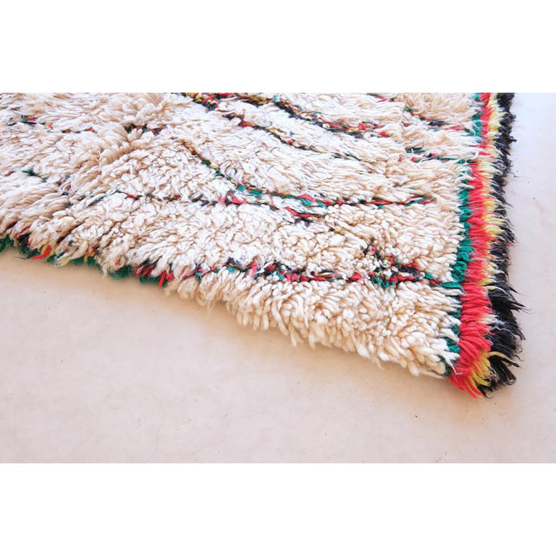 Zuiver wollen Marokkaans Berber-tapijt 95 x 205 cm