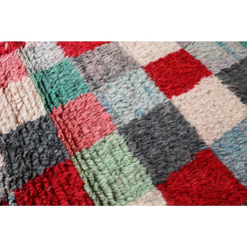 Zuiver wollen Marokkaans Berber halkleed 76 x 408 cm