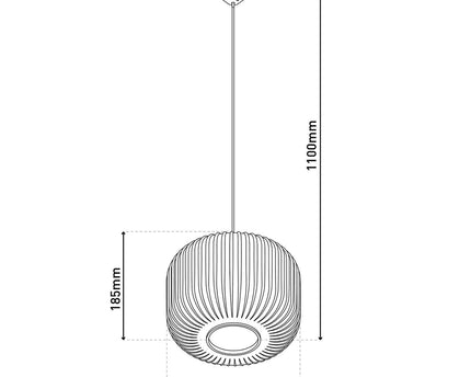 Hanger lamp "Genève"