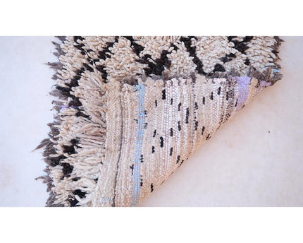 Zuiver wollen Marokkaans Berber halkleed 73 x 188 cm